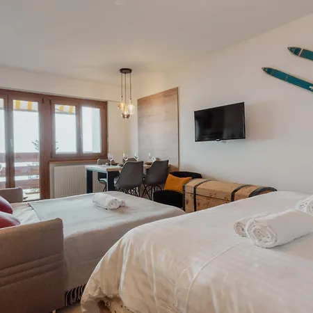 Renove Avec Vue Imprenable Sur Les Alpes Apartamento Crans-Montana